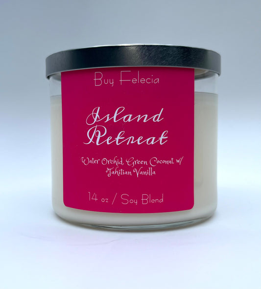 Island Retreat- 14 oz /w Lid