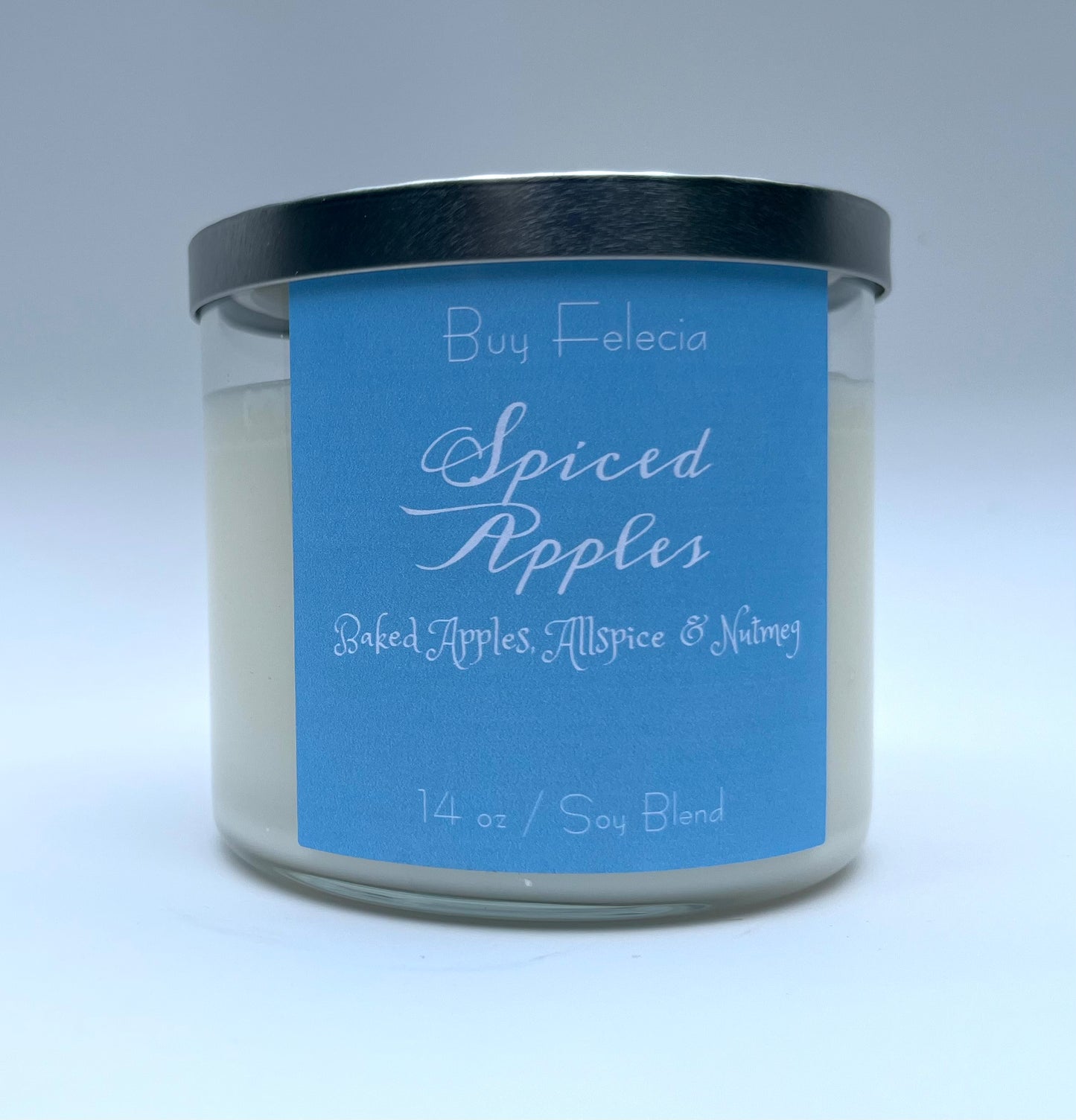 Spiced Apples- 14 oz Soy Blend / w Lid