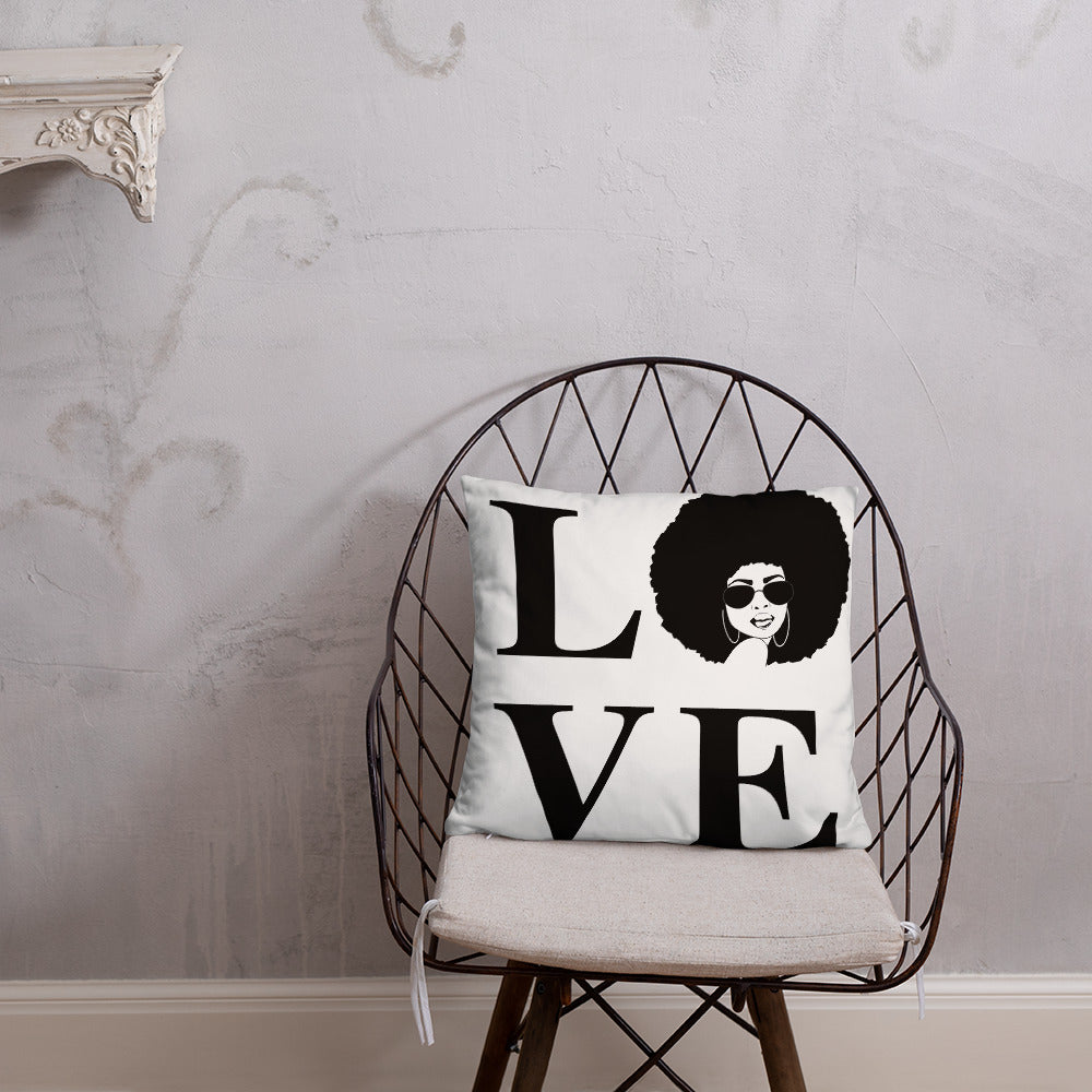 Black Love Pillow