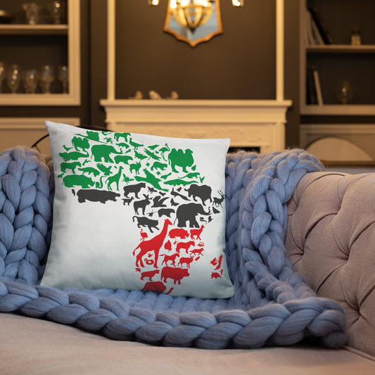 Africa Animal Print Pillow