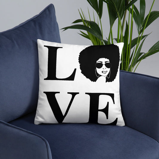 Black Love Pillow