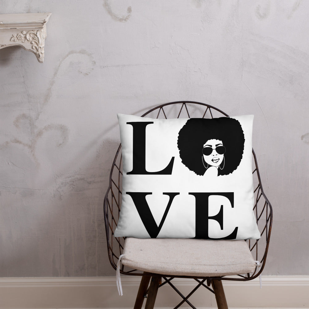 Black Love Pillow