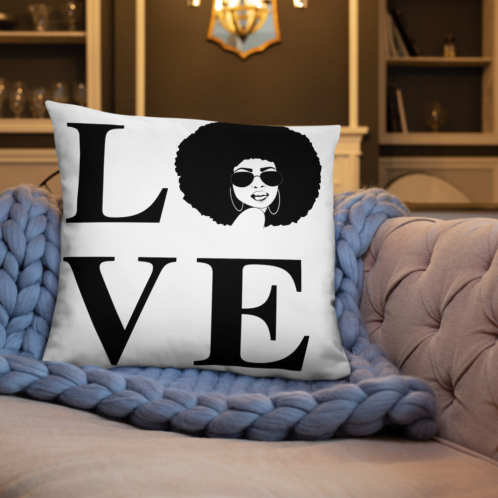 Black Love Pillow