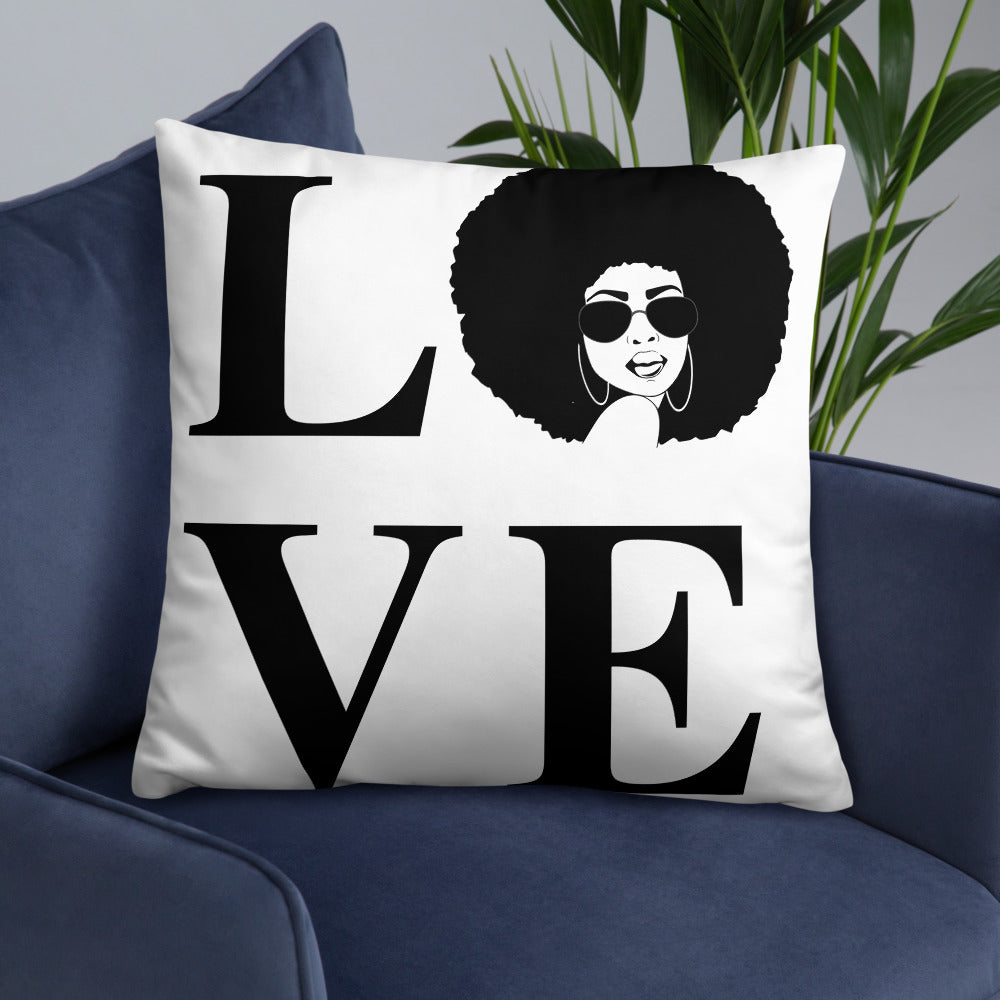 Black Love Pillow