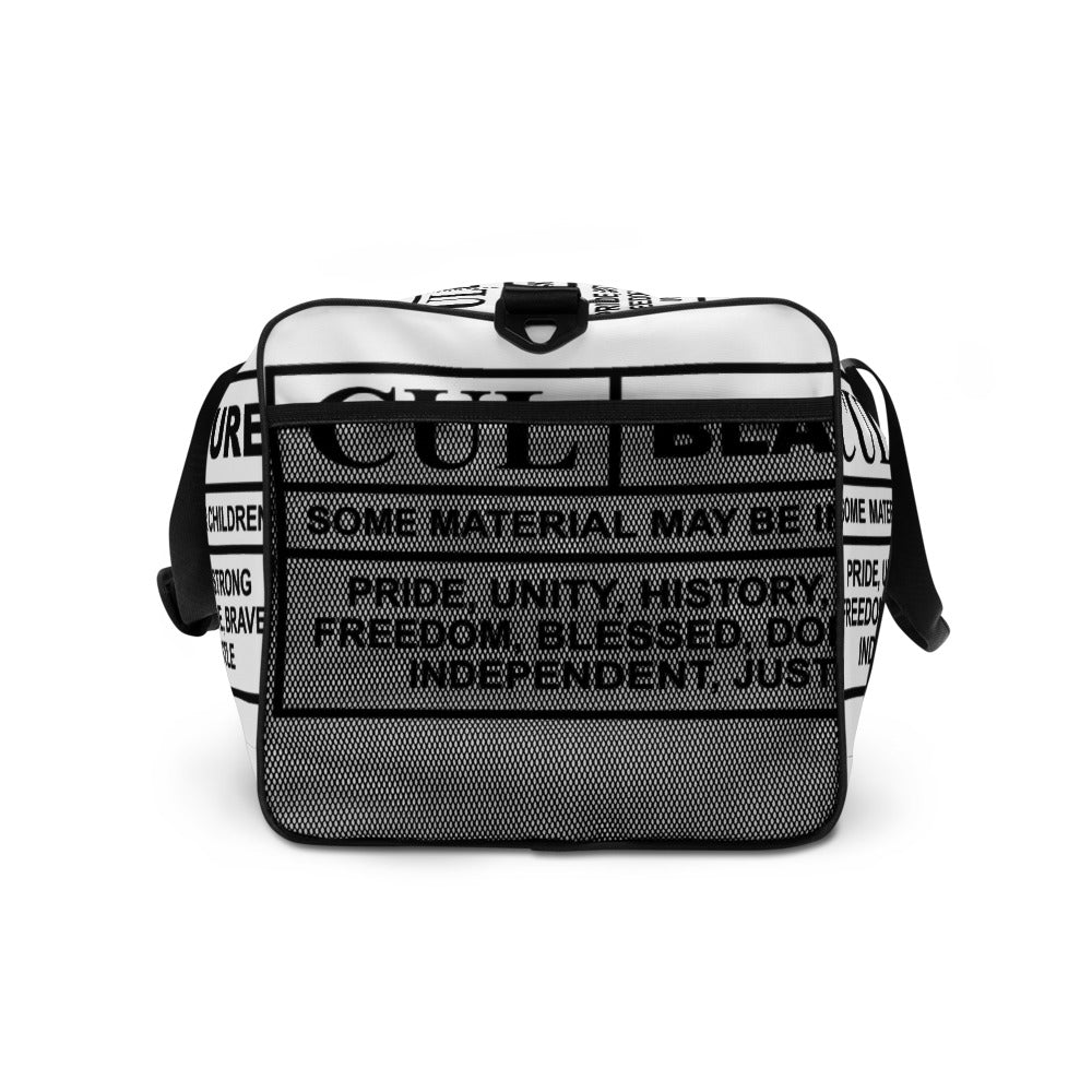 Black Culture Duffle bag