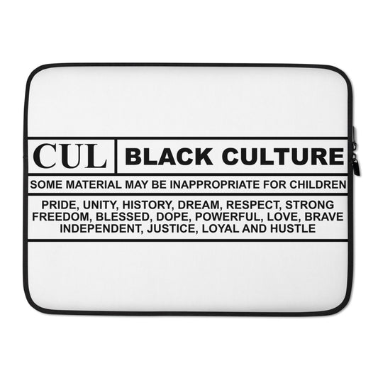 Black Culture Laptop Sleeve